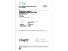 DNV Certificate